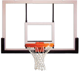 Outdoor Glass Basketball Backboard & Rim & Mounting Extension for 6 inch Pole FREE SHIPPING