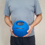Med Bell Medicine Ball with Handle Single Grip 15 lb