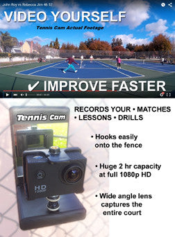 Tennis Cam HD Camera & Fence Mount